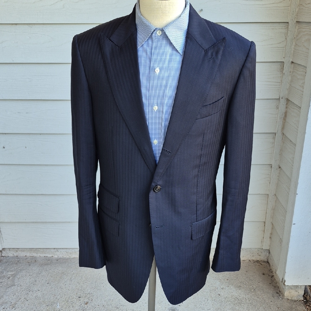 Suitsupply Navy Pinstripe Sport Coat